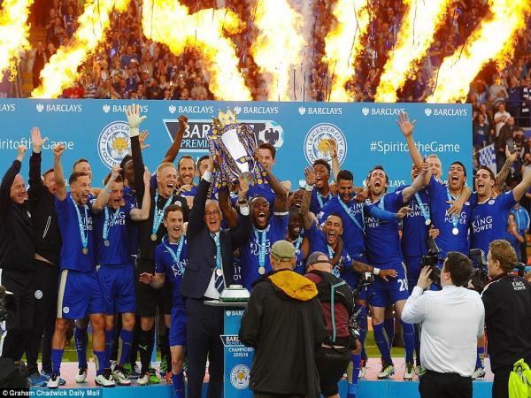 Leicester City vô địch Ngoại hạng Anh