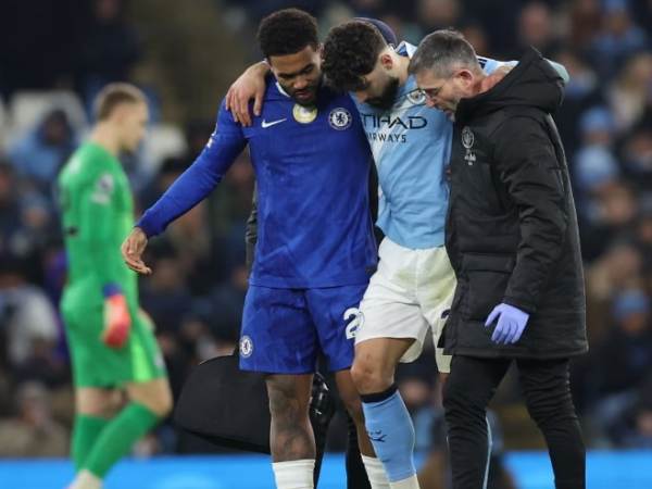 Bóng đá Anh: Man City tiếp tục tổn thất lực lượng